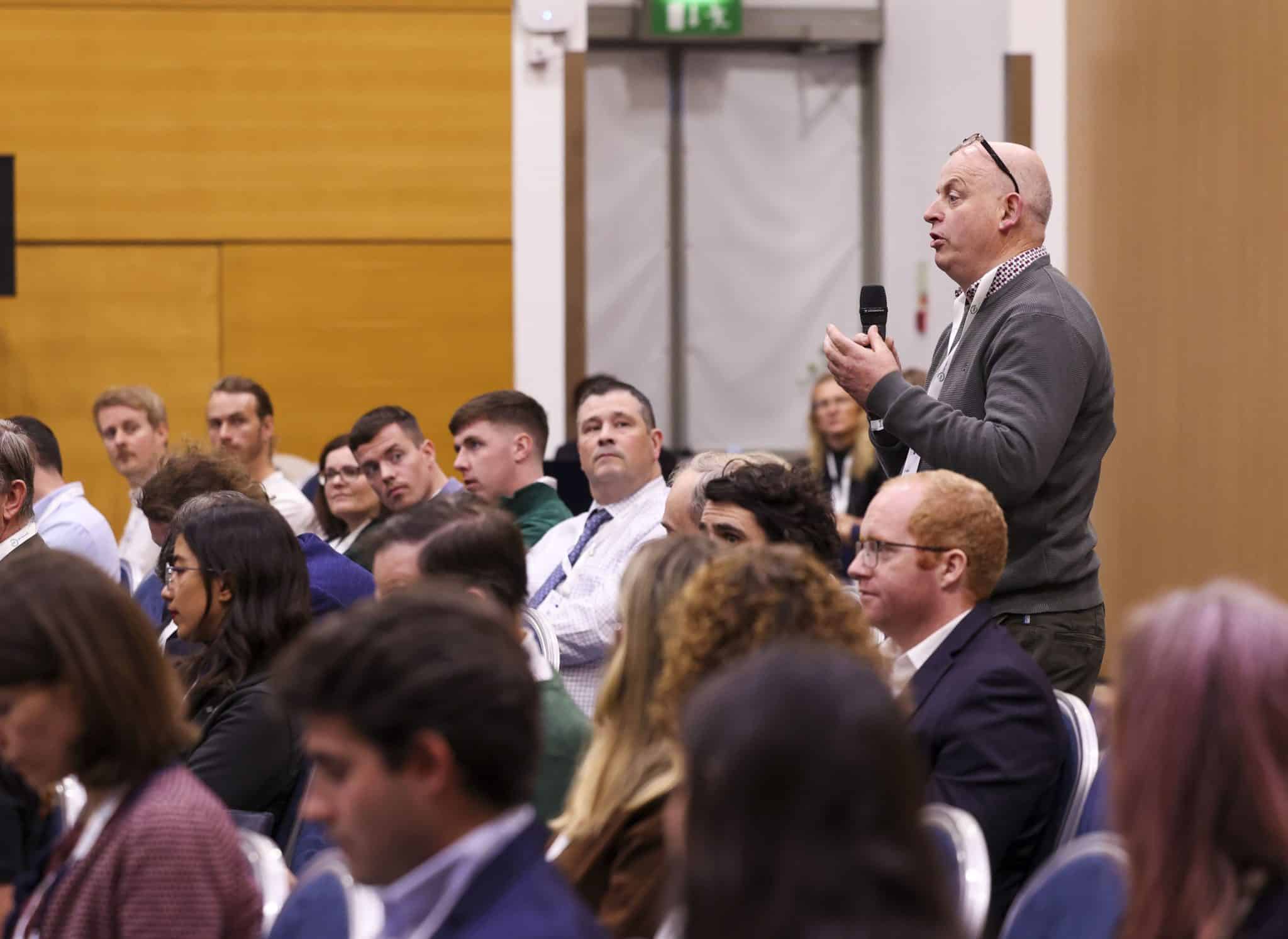 Thomas Drumm in an intervention during the EIT Climate-KIC conference